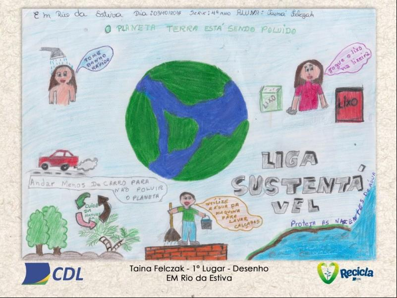 Vencedores do Concurso Recicla CDL na Escola 2018
